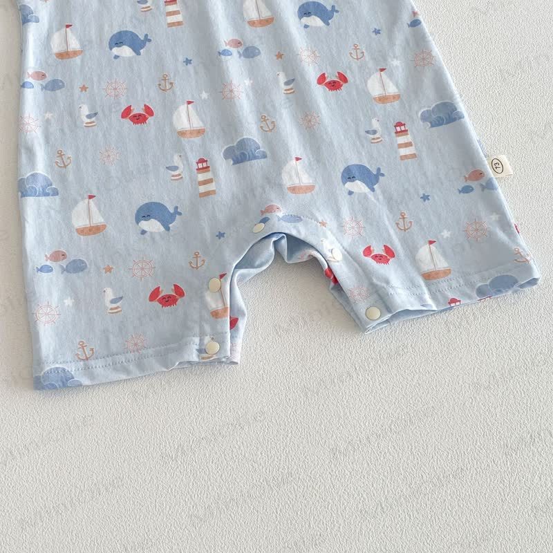 Baby Animal Print Polka Dot Romper - image 9