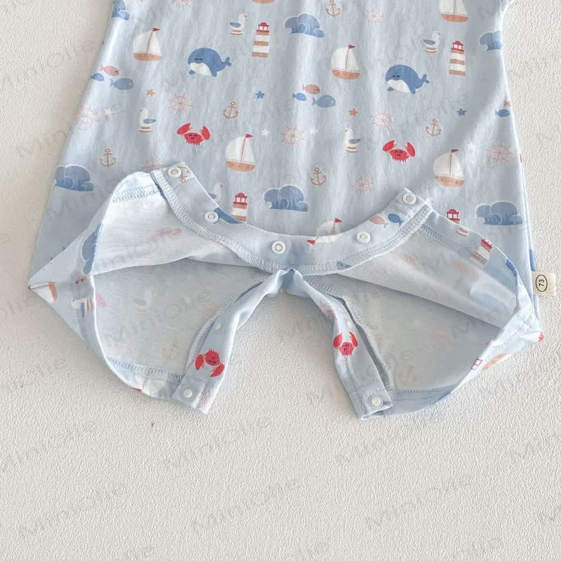 Baby Animal Print Polka Dot Romper - image 10