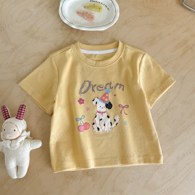 Toddler Girls Fairy and Animal Print T-Shirt - Yellow - 8-9T - image 2