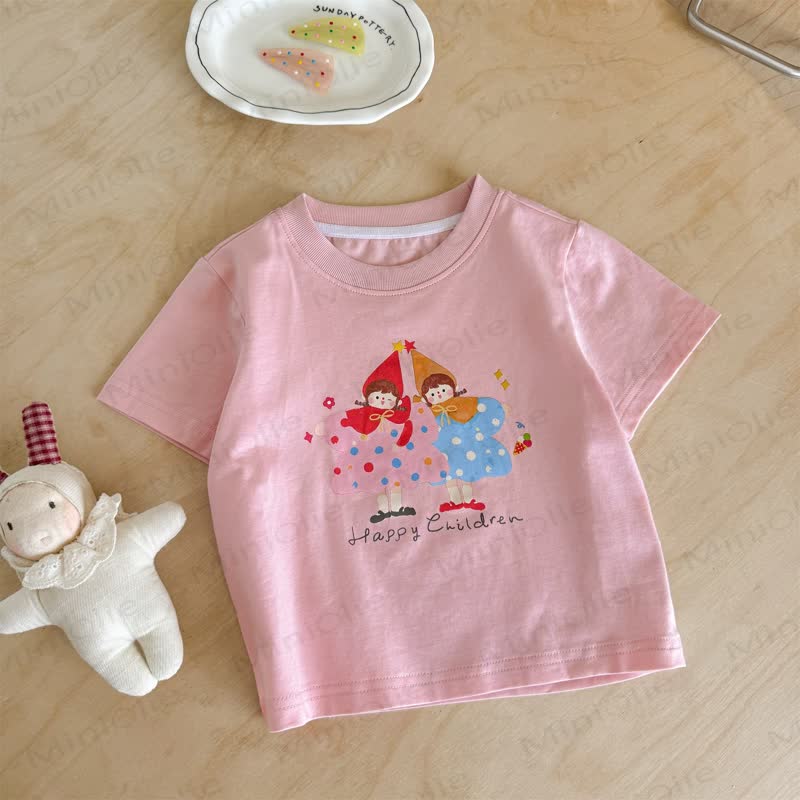 Toddler Girls Fairy and Animal Print T-Shirt - Pink - 8-9T - image 5
