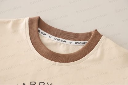 Baby Toddler Giraffe Print Denim Overalls and T-Shirt 2-Piece Set - image 5