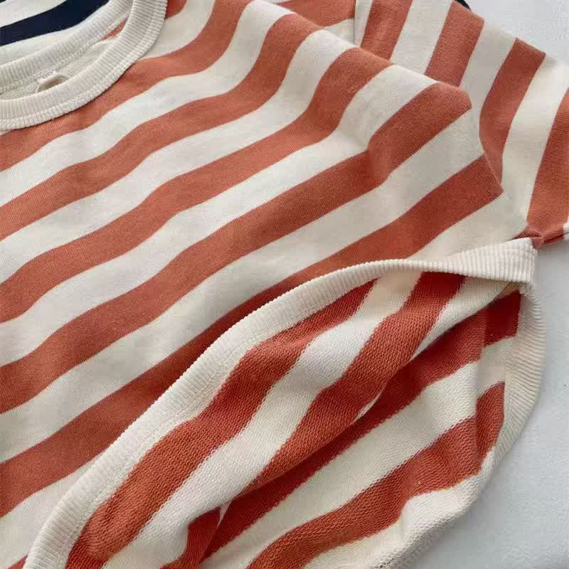 Toddler Black/Red Striped Long Sleeve T-shirt - image 6