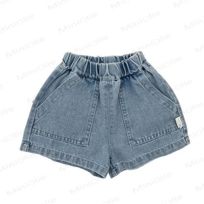 Baby Toddler Boys Solid Color Denim Shorts - image 3