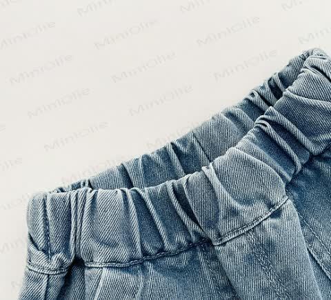 Baby Toddler Boys Solid Color Denim Shorts - image 4
