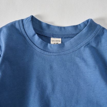 GIGI'S BOY Baby Slogan Blue T-shirt - image 3