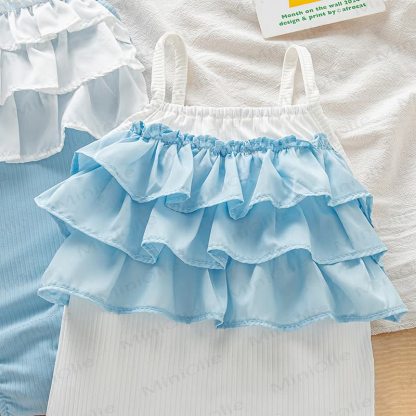 Baby Girls Ruffle Trim Swimwear - image 4