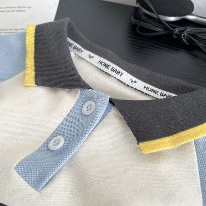 Baby Toddler Boys Car Print Polo Tee and Denim Shorts 2-Piece Set - image 5