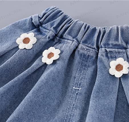 Baby Toddler Girl Bow Tee & Shorts Set - image 6
