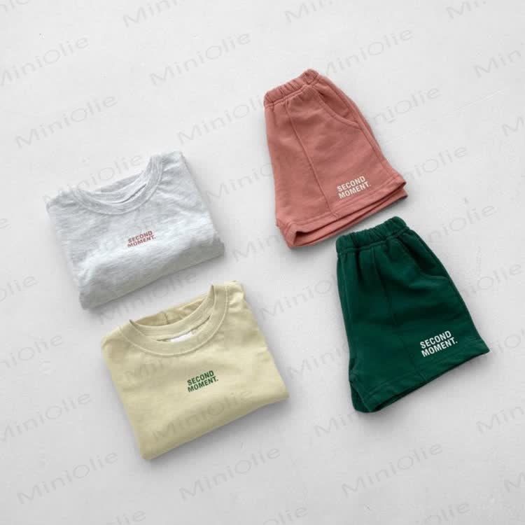 SECOND MOMENT. Baby Toddler Casual Tee & Shorts Set - image 3