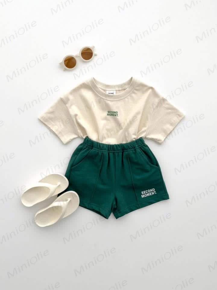SECOND MOMENT. Baby Toddler Casual Tee & Shorts Set - Yellow&Green - 6-7T - image 6