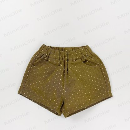 Toddler Polka Dot Shorts - Yellow - 6-7T - image 2