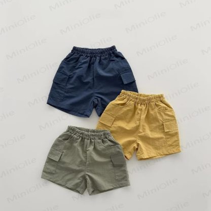 Toddler Boys Solid Color Shorts - image 1