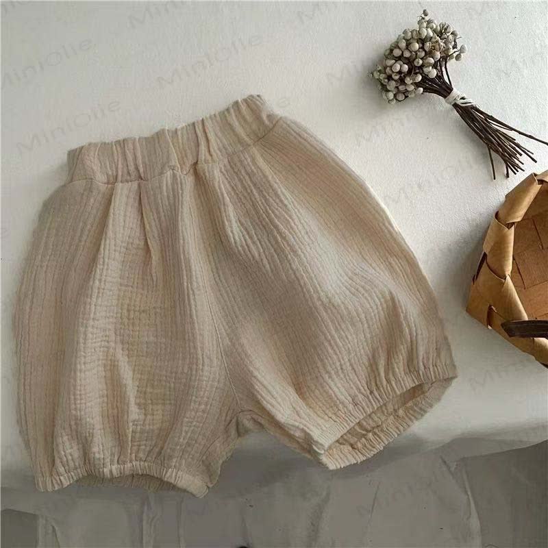 Toddler Solid Color Shorts - Apricot - 6-7T - image 2