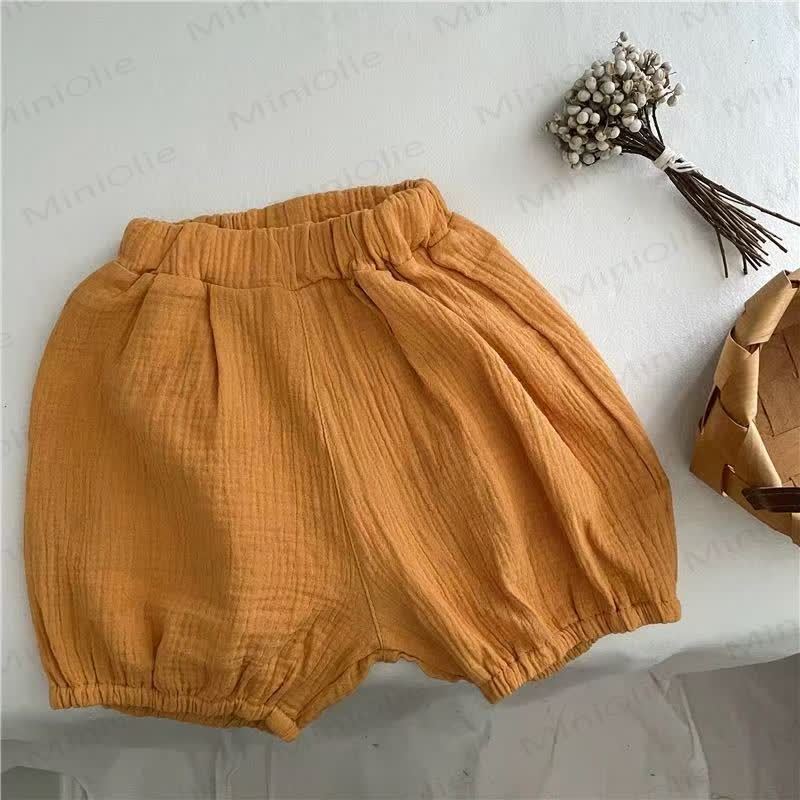 Toddler Solid Color Shorts - Yellow - 6-7T - image 4