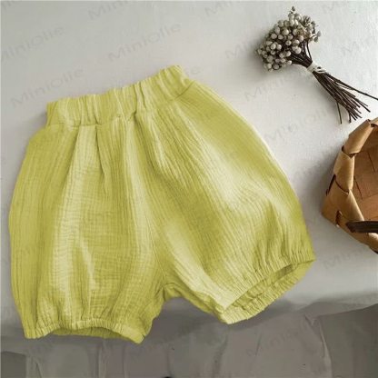 Toddler Solid Color Shorts - Light Green - 6-7T - image 5