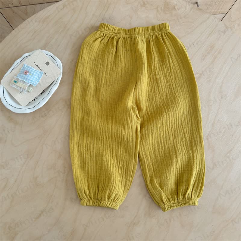 Toddler Solid Color Pants - Yellow - 8-9T - image 2