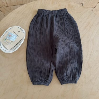 Toddler Solid Color Pants - Grey - 8-9T - image 9