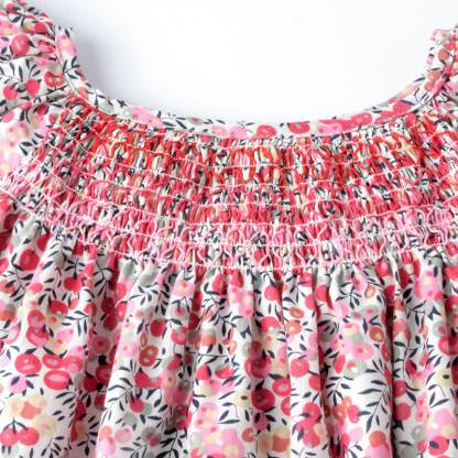 Toddler Baby Girl Floral Flutter-Sleeve Dress - image 13