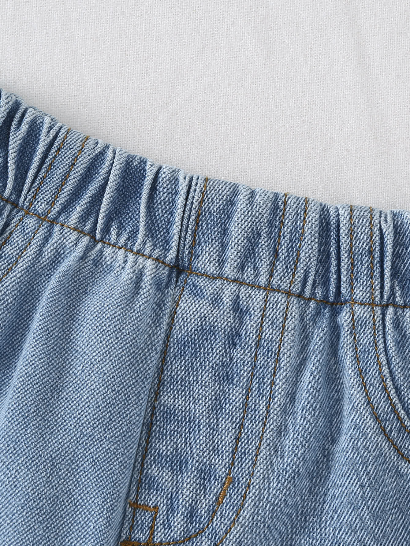 Baby Girl Denim Cherry Sleeveless Set - image 6