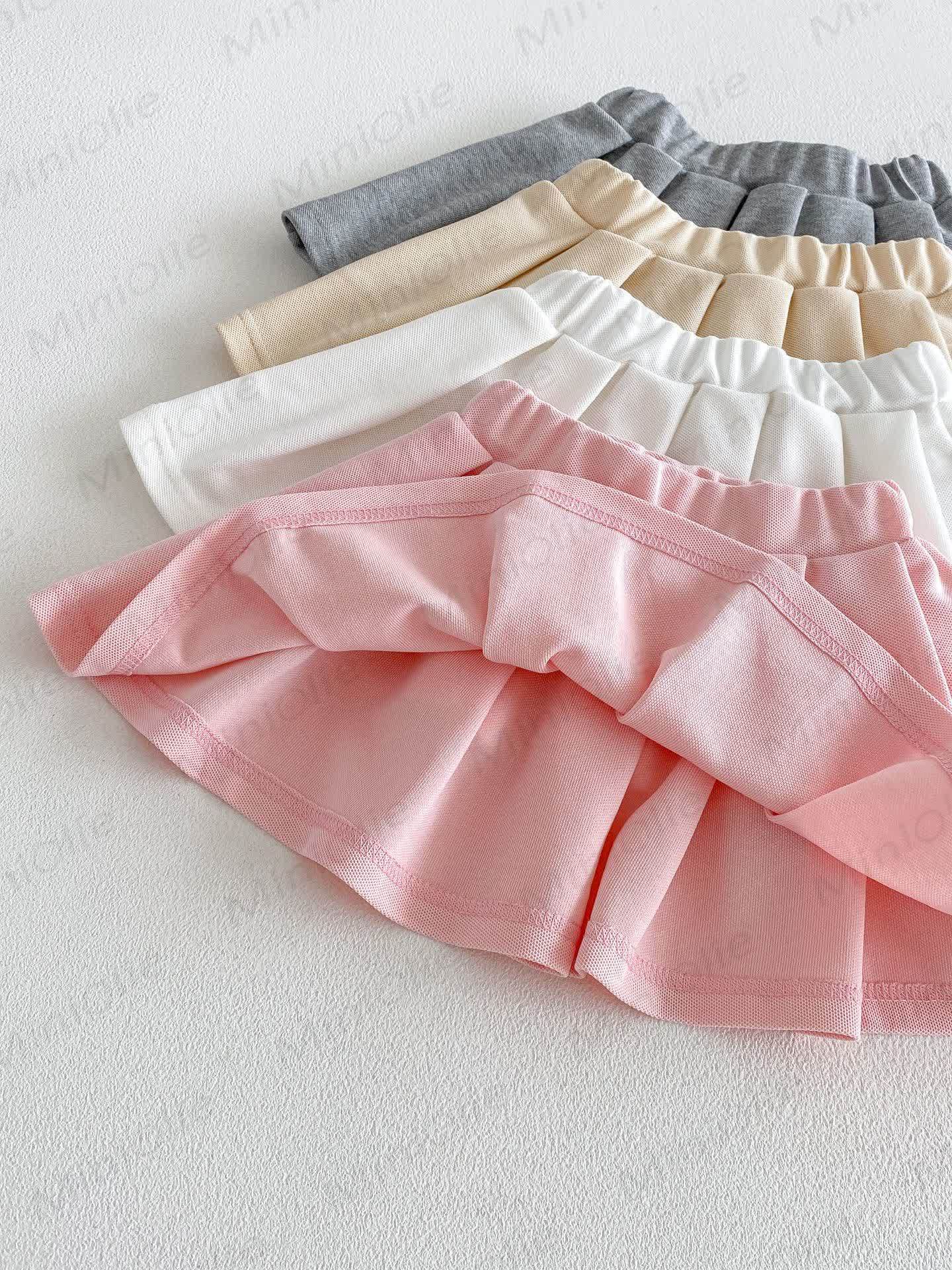 Baby Toddler Girl Polo Collar Sleeveless Top and Skirt Set - image 9