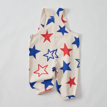 Baby Toddler Beige Star Overalls  - image 3