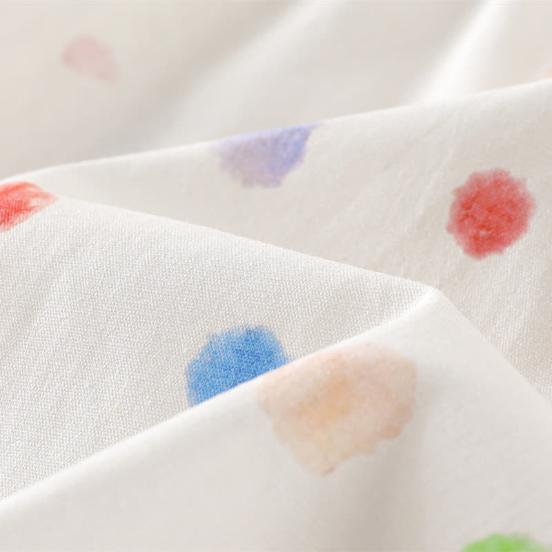Baby Girl White Polka Dot Ruffle Collar Sleeveless Dress - image 7