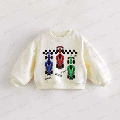 VROOM Baby Toddler Cream Sweatshirt - Cream - 3-5T - image 1