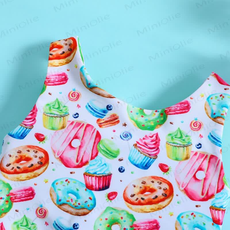 Toddler Girls Sweet Treat Print 2-Piece Bikini Set - image 3