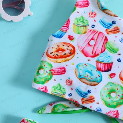 Toddler Girls Sweet Treat Print 2-Piece Bikini Set - image 5