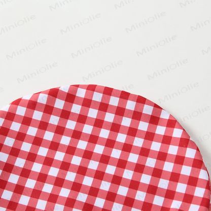 Baby Girls Cherry Print Gingham Ruffle Swimwear 3-Piece Set - image 15