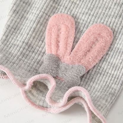Baby Girls Bunny Ear Ruffle Hem Leggings - image 7