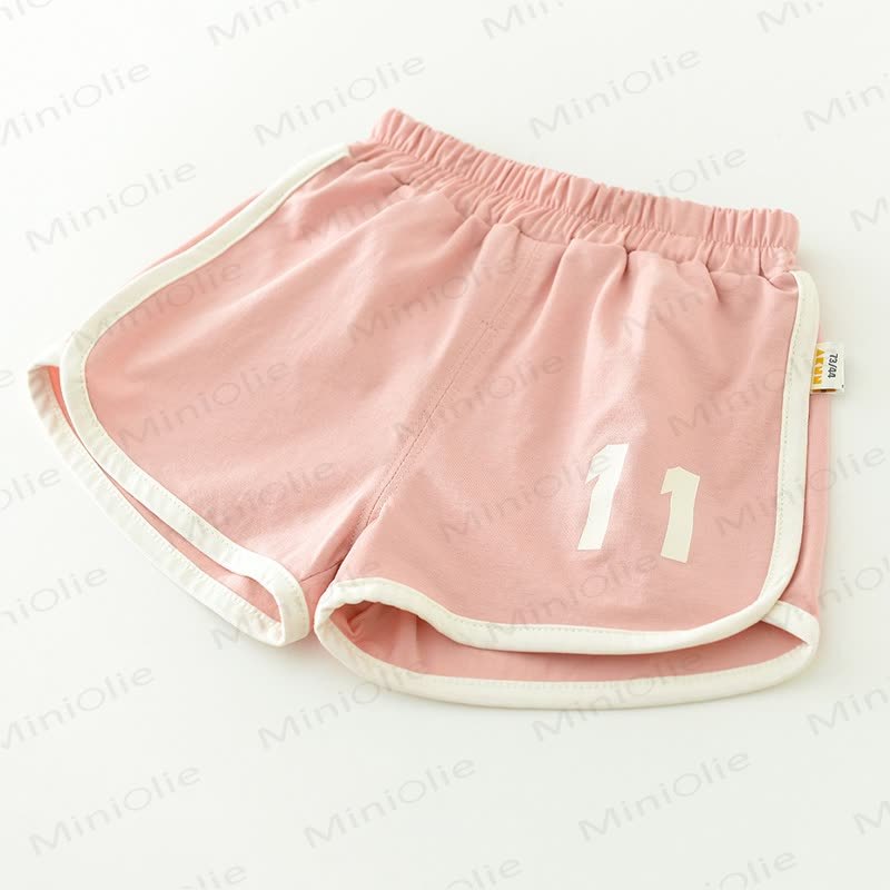 Baby Contrast Trim Top and Shorts 2-Piece Set - image 7