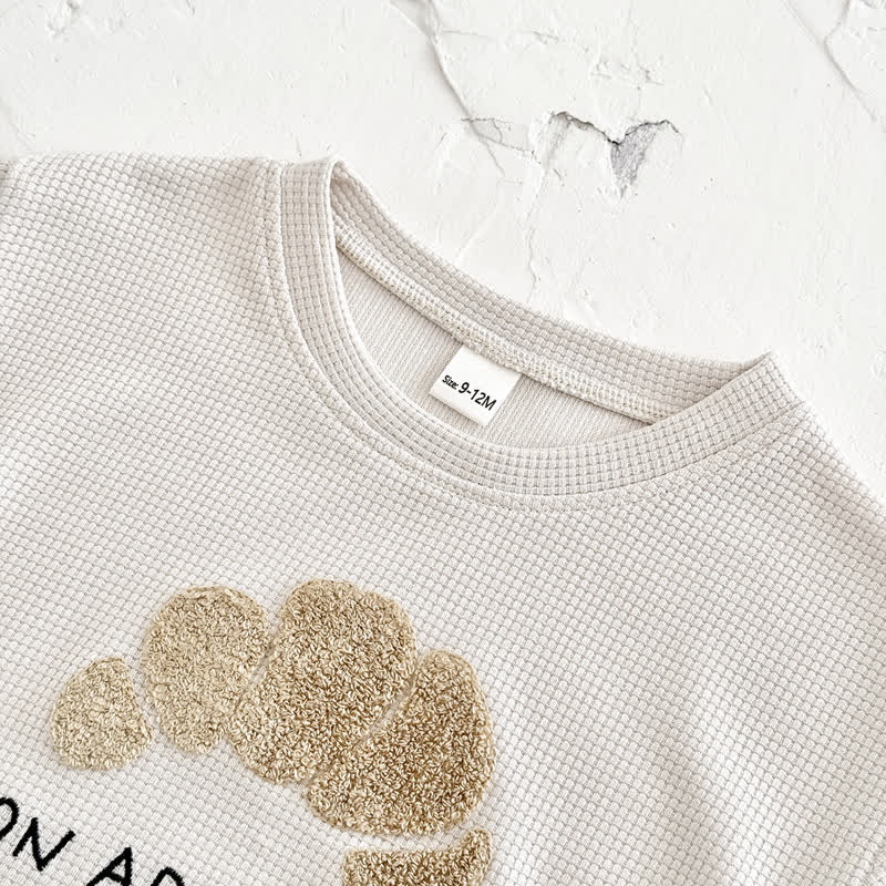 Baby Waffle Croissant Print Tee and Striped Shorts 2-Piece Set - image 3