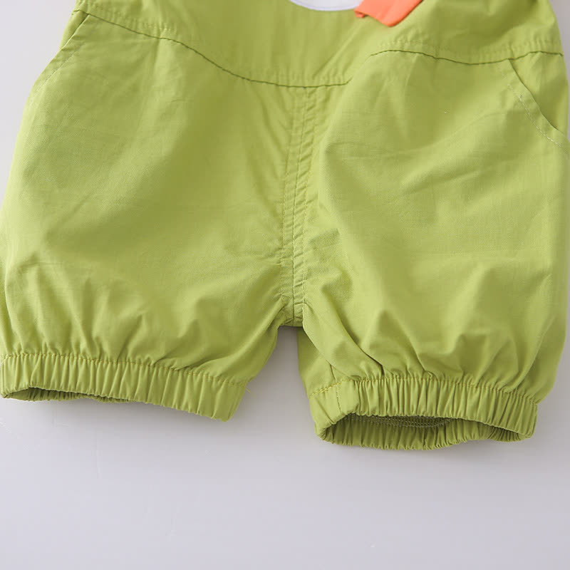 Toddler Ruffle Strap Duck Overalls and T-Shirt 2-Piece Set - image 7