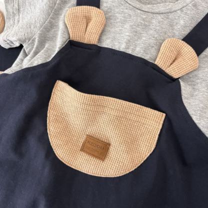Baby Boys Bear Pocket Romper - image 5