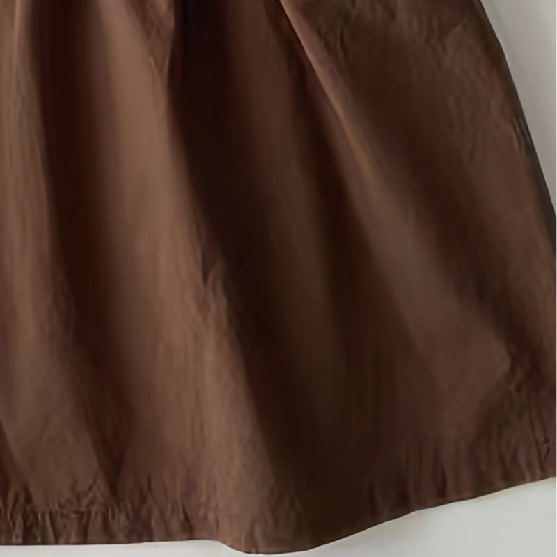 Toddler Baby Girl Solid Color Camisole Dress - image 8