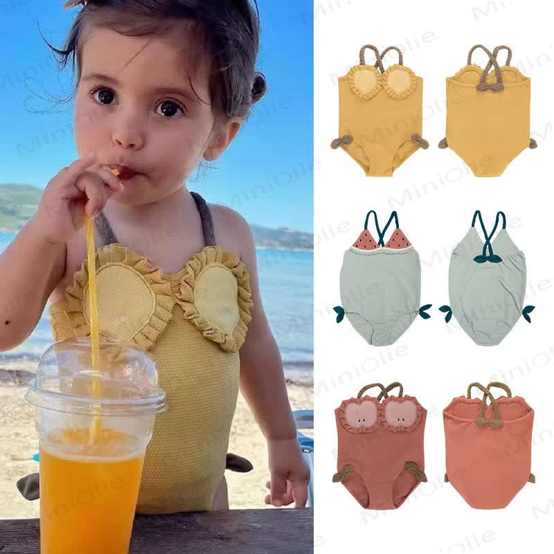 Toddler Girls Fruit Collection Swim Bodysuit - image 1