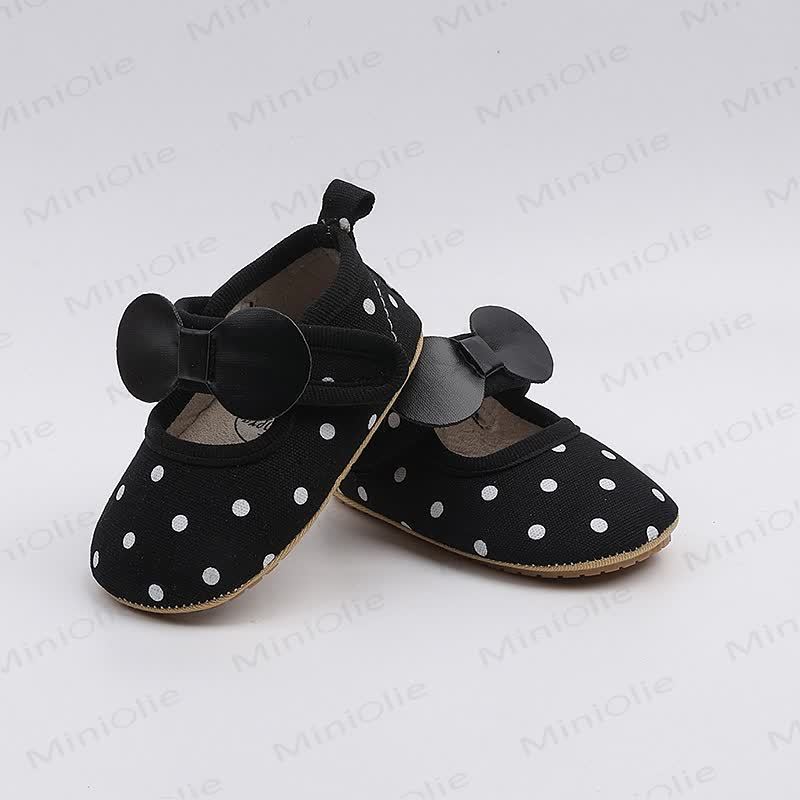 Baby Girl Polka Dot Shoes - Black - 10-13M - image 3