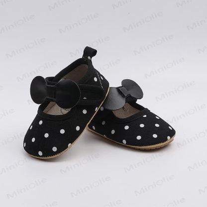 Baby Girl Polka Dot Shoes - Black - 10-13M - image 3