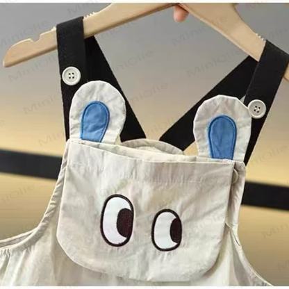 Baby Boys Bear Collection Overalls and Striped Tee 2-Piece Shorts Set - image 4