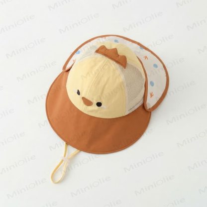 Baby Animal Sun Protection Hat - Chick - 8M-3T - image 6