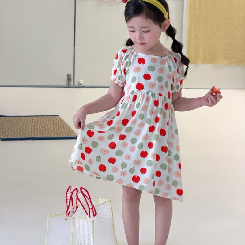 Toddler Girl Full Print Short Sleeve Dress - image 32