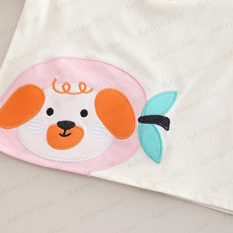 Toddler Puppy Print Polo Shirt and Pants 2 Piece Set - image 5
