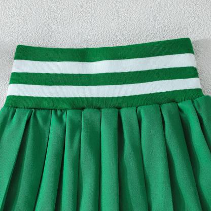 NEWYORK USA Baby Girl Top and Skirt 2-piece Sporty Set - image 13