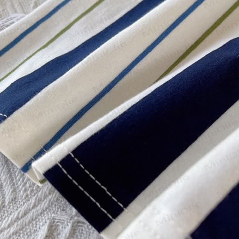 Baby Boys Striped Polo Shirt and Shorts 2 Piece Set - image 3