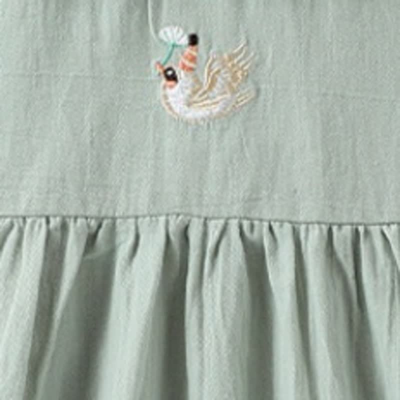 Baby Girl Animal Print Peter Pan Collar Dress - image 8