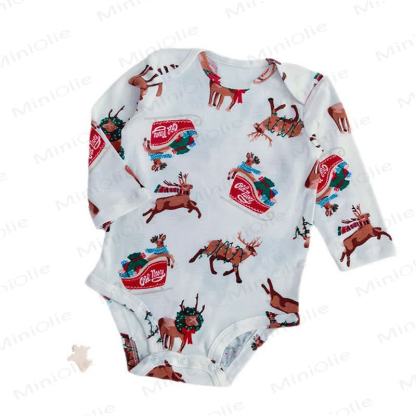 Baby Cotton Cartoon Print Short Sleeve Bodysuit - image 15