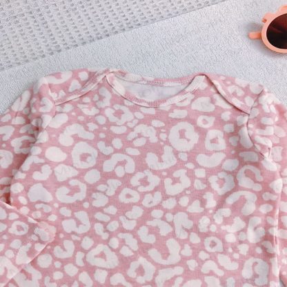 Baby Cotton Cartoon Print Short Sleeve Bodysuit - image 5