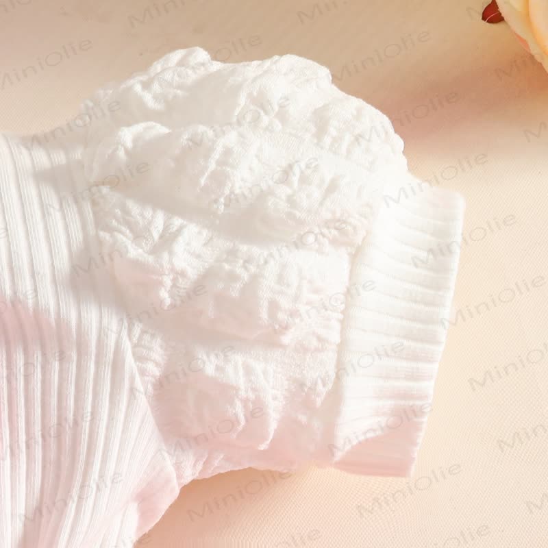 Baby Heart Ribbed Skirted Bodysuit with Headband - image 7