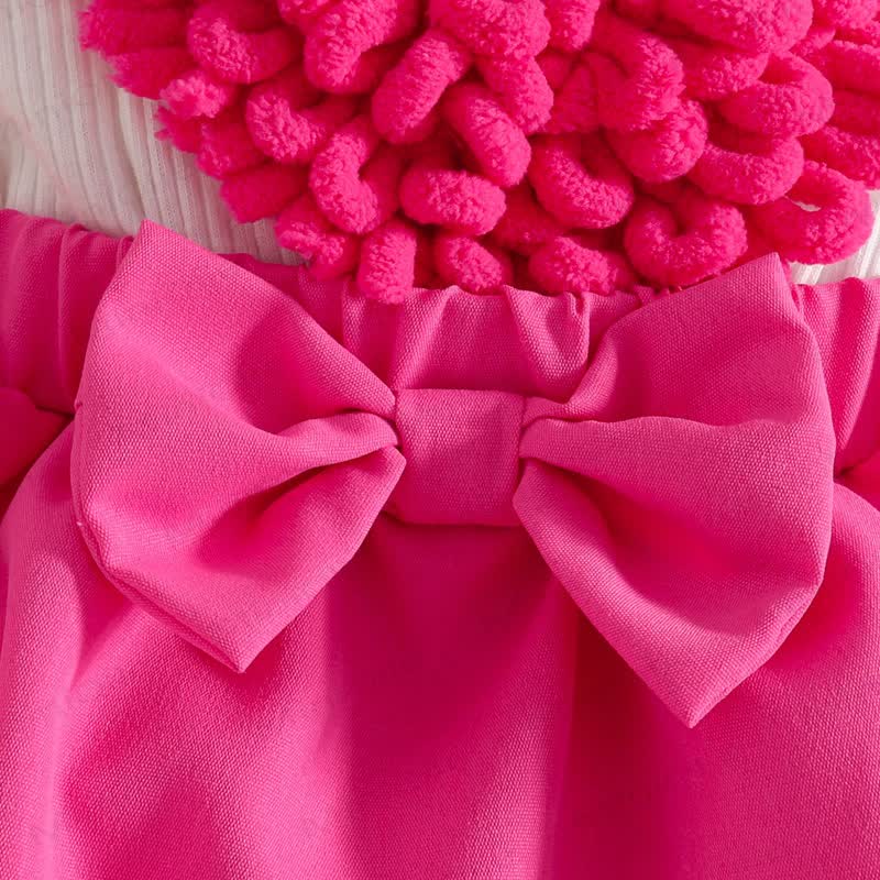 Baby Heart Ribbed Skirted Bodysuit with Headband - image 29
